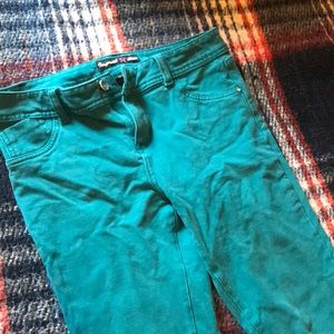 Turquoise pants